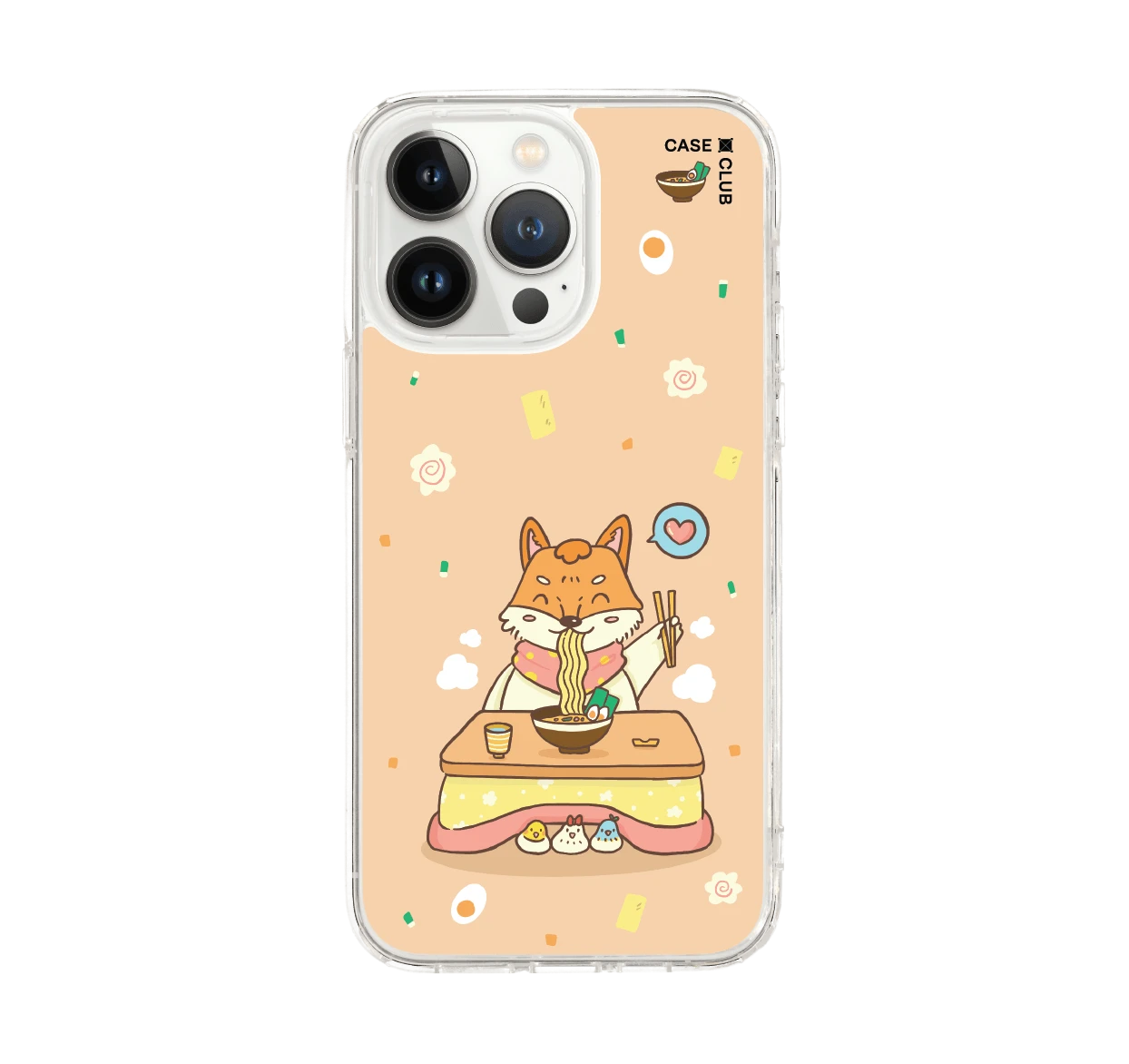 เคสใส iphone 14 pro max สุนัขจิ้งจอกกินราเมน